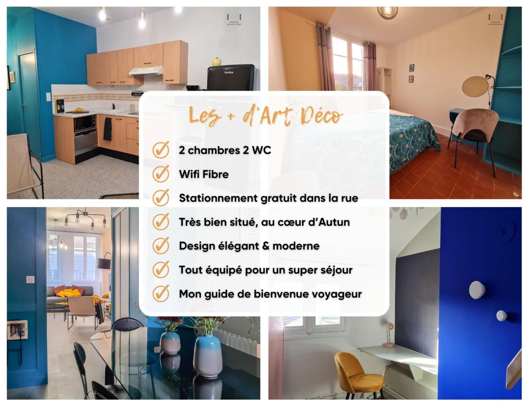 Art Deco Apartment Autun Ngoại thất bức ảnh